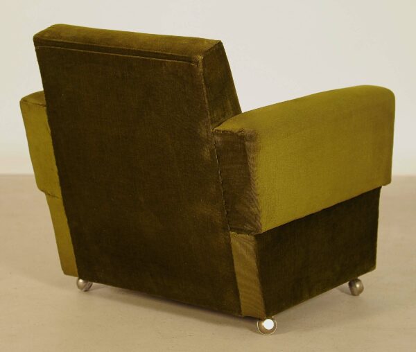 Zwei grüne Sessel aus den 70er Jahren 3